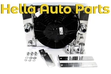 PLM Private Label Mfg. Power Driven Compact Drag Radiator - Small with SPAL Fan