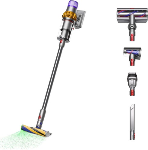 Aspiradora con varilla inalámbrica Dyson V15 Detect amarillo/níquel 447261-01 NUEVA - Imagen 2 de 2