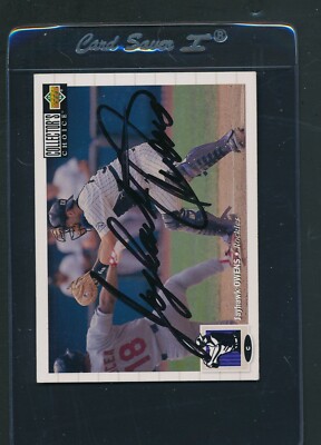 1994 Upper Deck #223 Jayhawk Owens Rockies Signed Auto *D1157