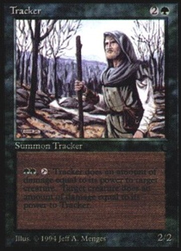 MTG magic cards 1x Tracker The Dark Light Play, English