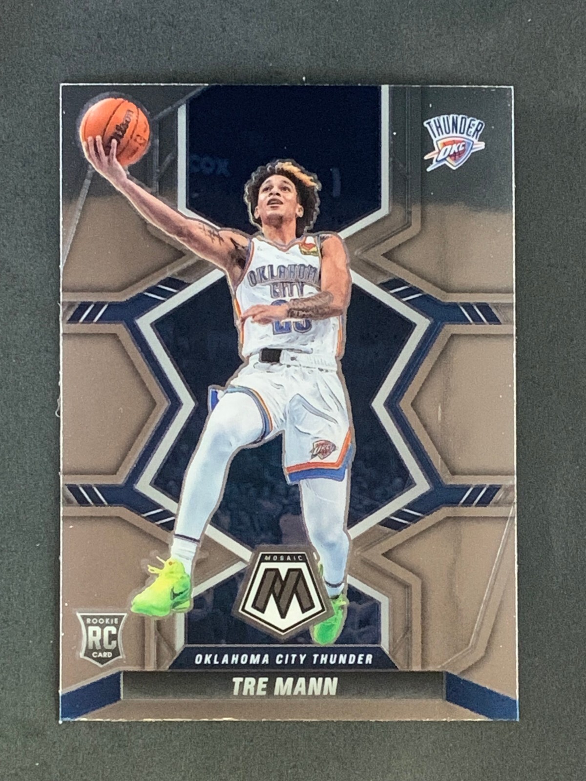2021-22 Panini Mosaic Basketball Tre Mann 212 Rookie RC - Thunder