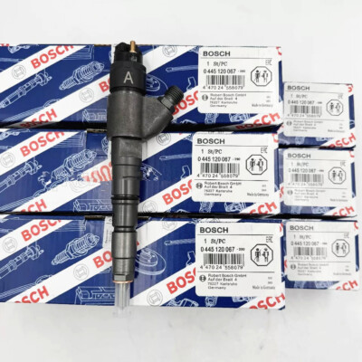 6x D6E Fuel Injector 0445120067 VOE20798683 For Volvo EC210 EC210B Bosh 04290987