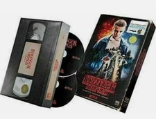 STRANGER THINGS SEASON 1 BLU RAY + DVD RARE EXCLUSIVE VHS PACKING + POSTER