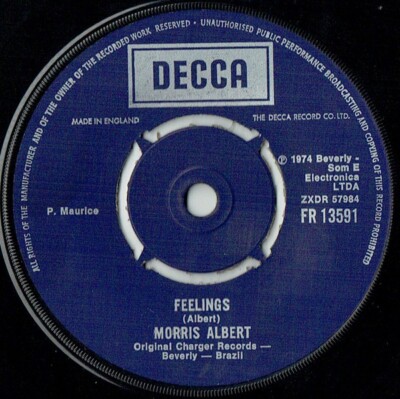 Morris Albert - Feelings (7'', Single)