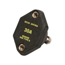 Witonics Marine Mid Range Auto Reset 40A Panel Mount Circuit Breaker 32V