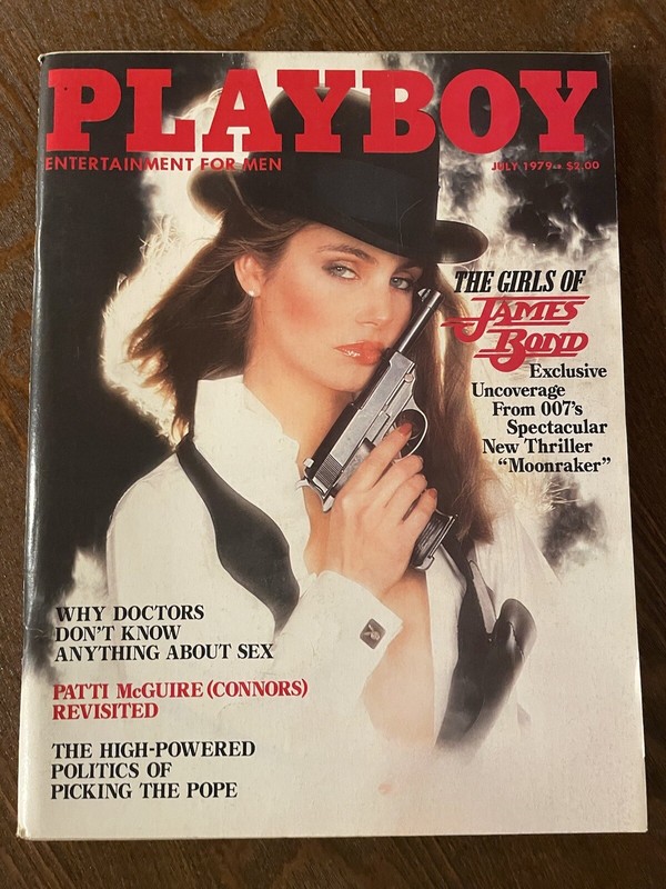 PLAYBOY MAGAZINE JULY 1979 THE GIRLS OF JAMES BOND PATTI MCGUIRE MOONRAKER VG+