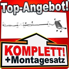 Auspuff +Rohr für KIA SPORTAGE II und HYUNDAI TUCSON 2.0 141PS 4x4 ab 2004