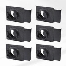 POWERTEC 70108-P6 4 Inch Blast Gate for Dust Collector/ Vacuum Fittings   6PK