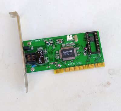 D-Link DFE-538TX Rev.E1 Fast Ethernet PCI network adapter, 10/100Mbps