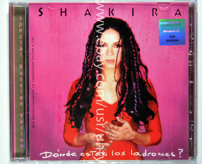 SHAKIRA DONDE ESTAN LOS LADRONES? RARE ORIGINAL ELECTRONIC POP LATIN HOUSE CD