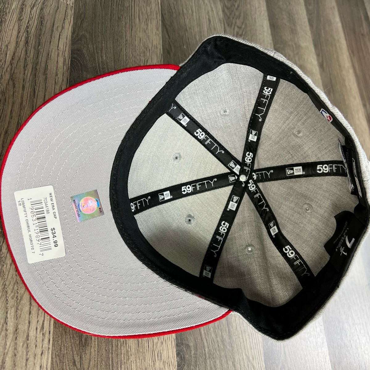 Chicago Bulls 59Fifty Fitted Hat Men's 7 1/2 New Era Low