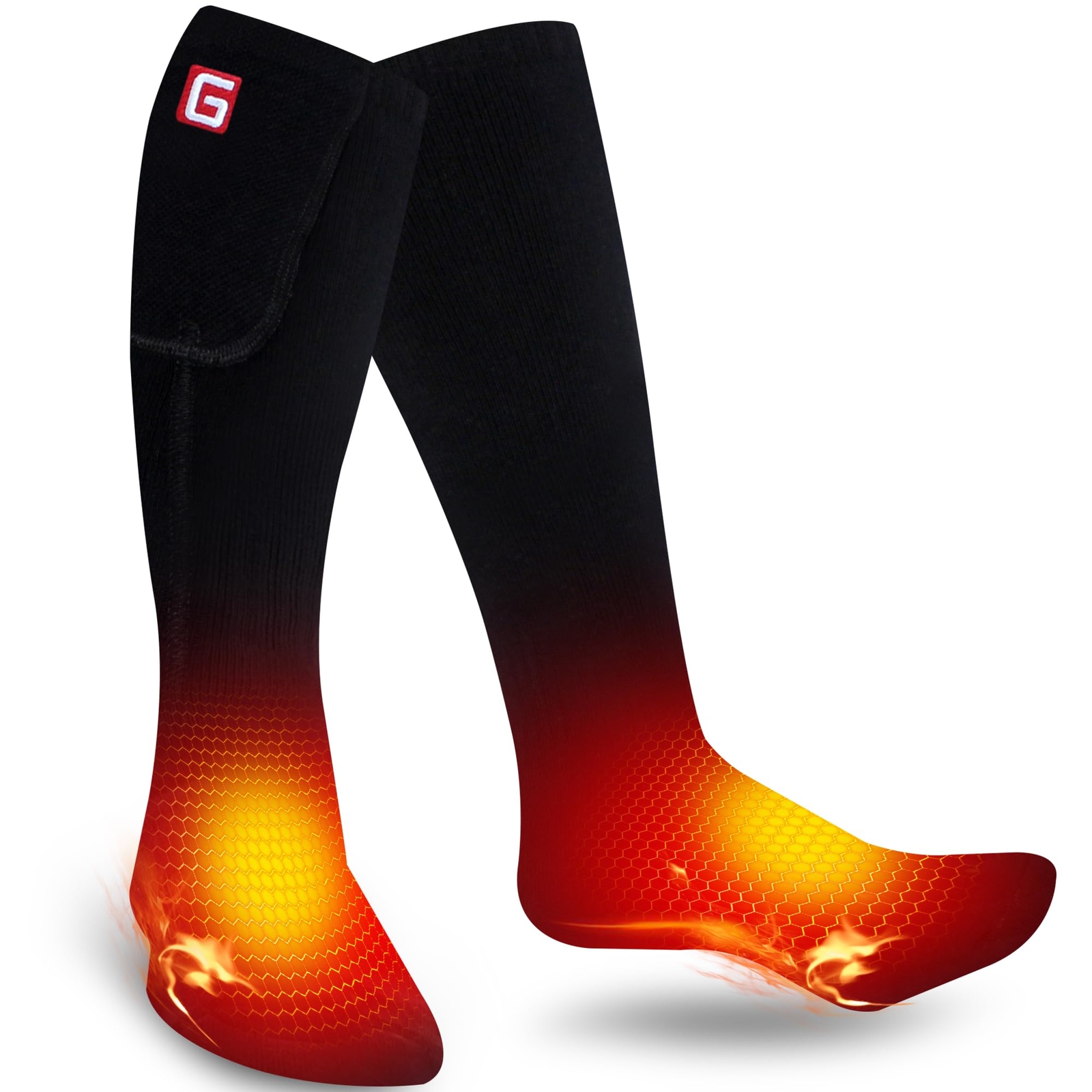 Heated Socks for Men Women Electric Rechargeable Battery Powered Heated Socks...