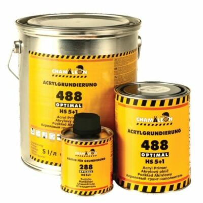 Grundierung HS 5:1 2K Acryl Füller Primer 1L Weiß Härter 0,2L Chamäleon LOW
