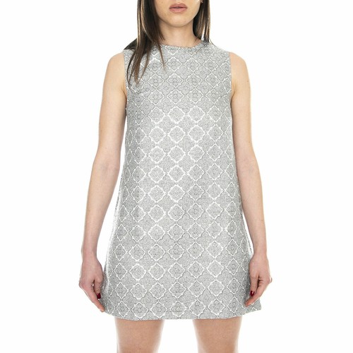 MOTEL ROCK Roza Glory Dress Grey UK 14 large LN006 EE 06 - Picture 2 of 5