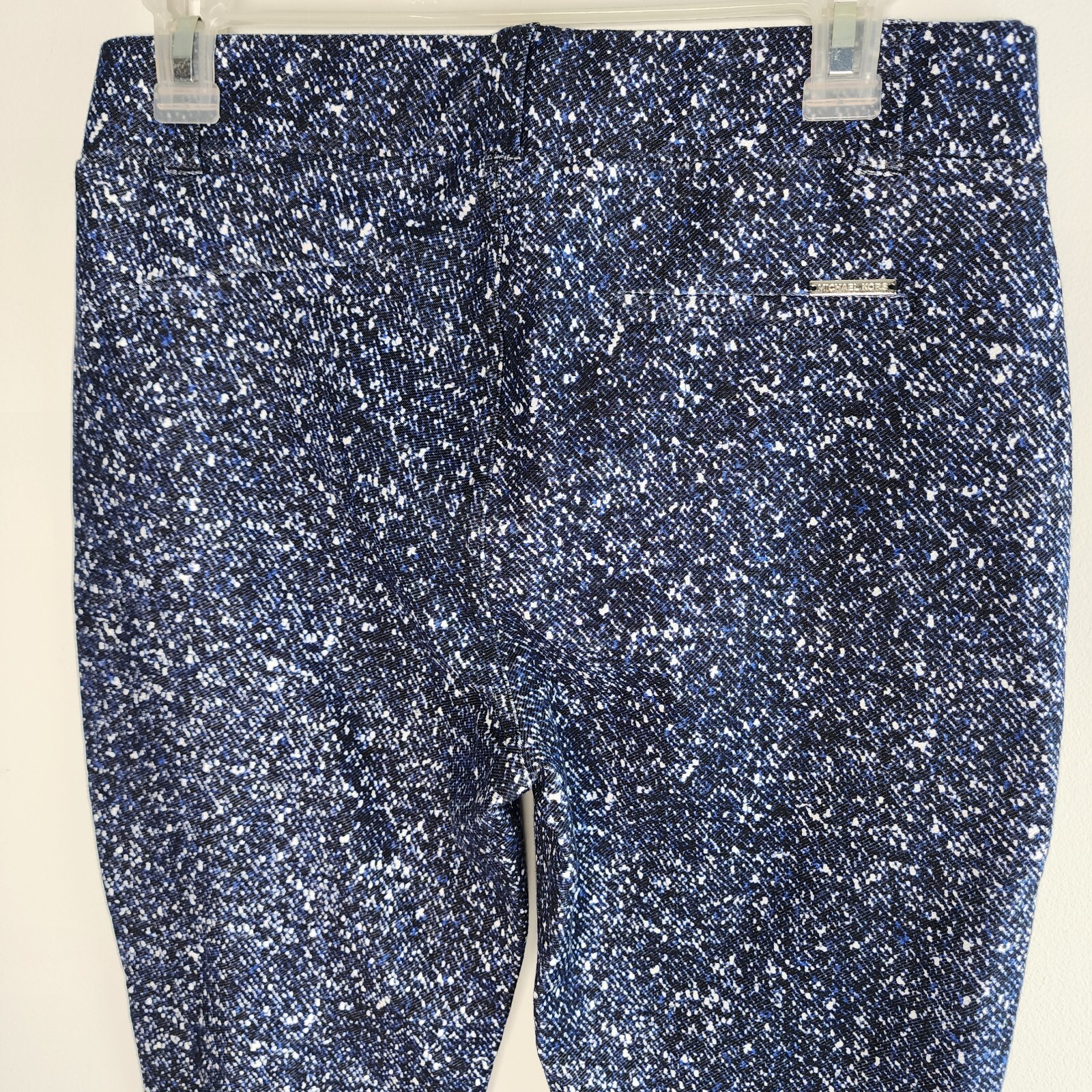 Michael Kors Women's Blue White Skinny Jeggings Jeans, Size Medium Pants thumbnail 5