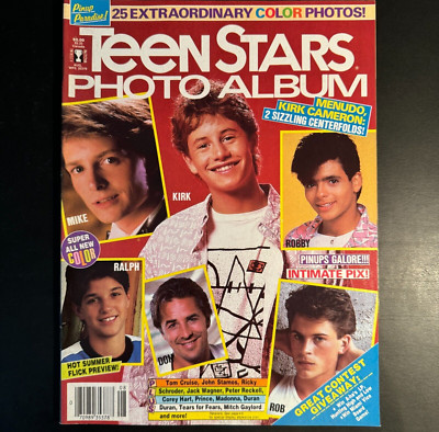 Teen Stars Photo Album Magazine Aug. 1986 - Brats A-Ha Duran Wham! Tears MINT