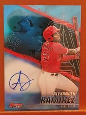 2021 Bowman's Best Best of '21 Autographs Blue Refractors Alexander Ramirez /150