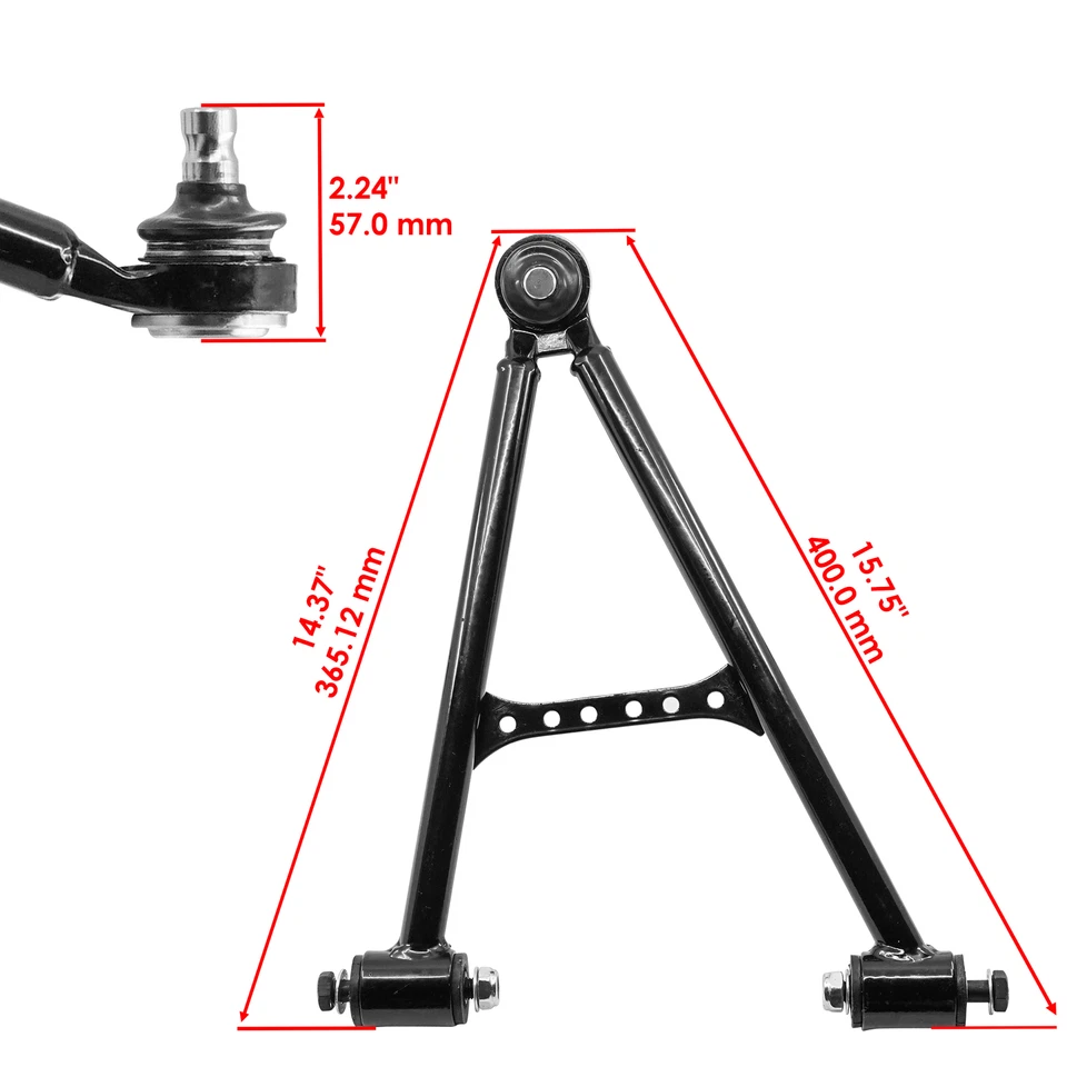 Suspensión inferior delantera brazo en A derecho para Yamaha Grizzly 660 YFM660F 4X4 2003-2008 Foto 2 de 4