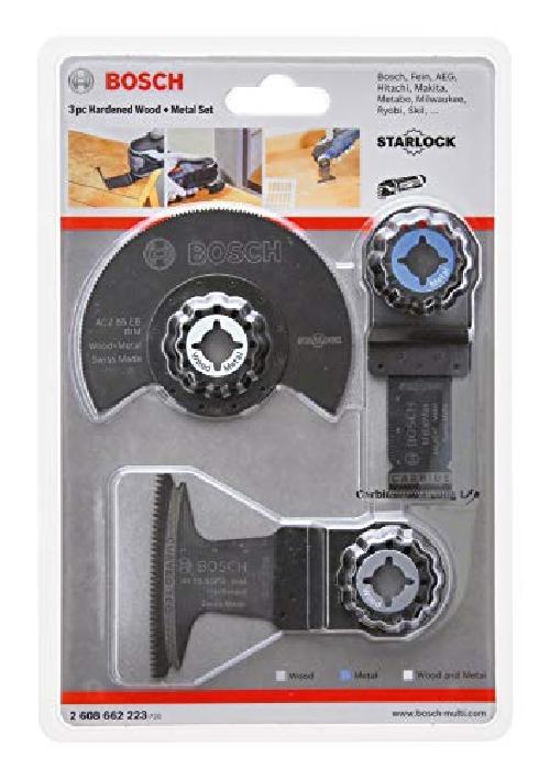 Bosch Professional Set di 3 Pezzi Starlock-Set di Lame per Sega a Immersione e S