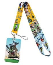 The Regular Show Cartoon Themed Lanyard With ID Holder Keychain