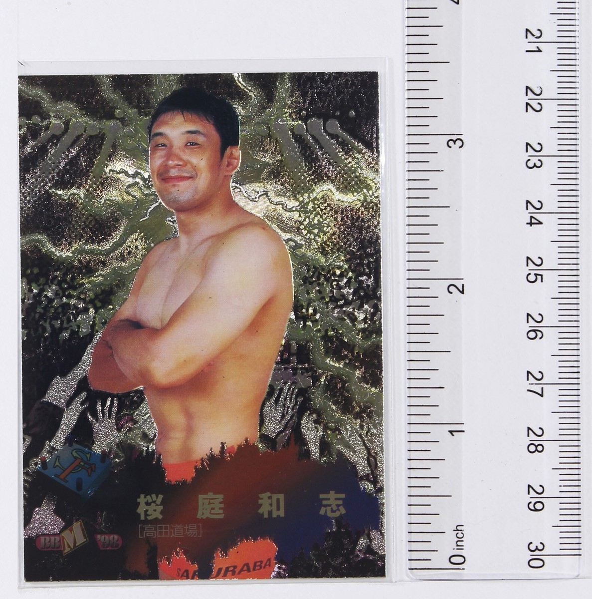 KAZUSHI SAKURABA - 1998 BBM Pro-Wrestling Trading Holo Card | eBay