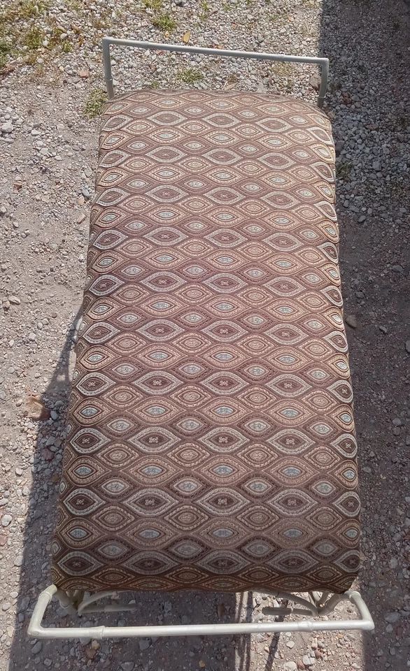 Banco de entrada con base de hierro / banco de extremo de cama (BB34) Foto 4 de 4