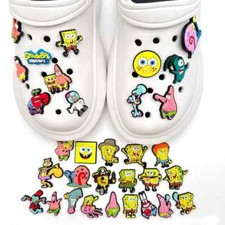 SpongeBob Shoe Charms for Crocs - Fun Shoe Accessories for Men, Women  Kids
