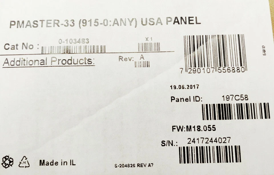 Visonic PowerMaster-33 EXP G2 Security Panel 64 Zones - Image 2 of 2