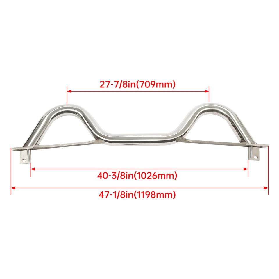 4-Point Stainless Steel Stabilize Support Roll Bar For Mazda Miata MX5 1990-2005 - Image 2 of 4