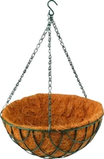 Rocky Mountain Goods Hanging Basket with Natural Coconut Liner - Thick Coco Line