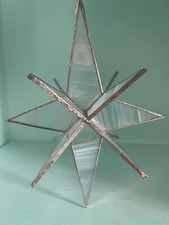 You Choose 12/20 Point Moravian Star Glass / Mixed  More Christmas Ornaments