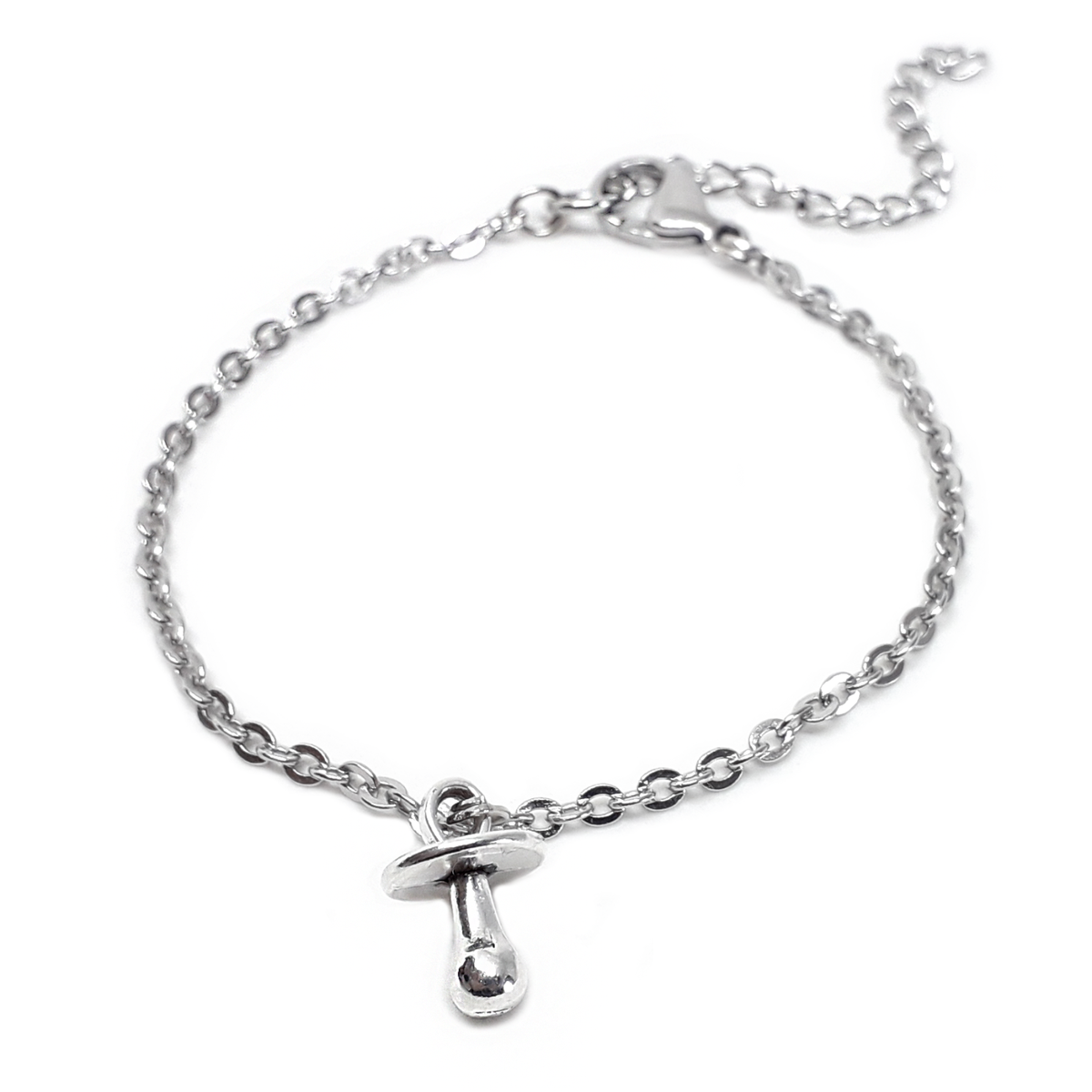 LKJHGF Bracciale da Donna con Ciondolo In Acciaio,Chi Semina Amore Raccoglie la Felicita Misura regolabile Incisione Argento Braccialetto