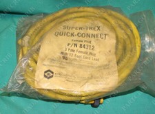 TPC Super Trex Wire  Cable 84312 3 Pole Female plug w/ 12Ft Cord