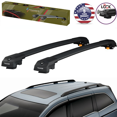 Roof Racks Cross Bars Lockable For Mercedes GLS 2020-2026 Black or Gray aluminum