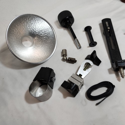 VTG KOWA SIX SUPER 66 Medium Format CAMERA PARTS MOUNTING, GRIP, FLASH HOOD LOT - Picture 2 of 24