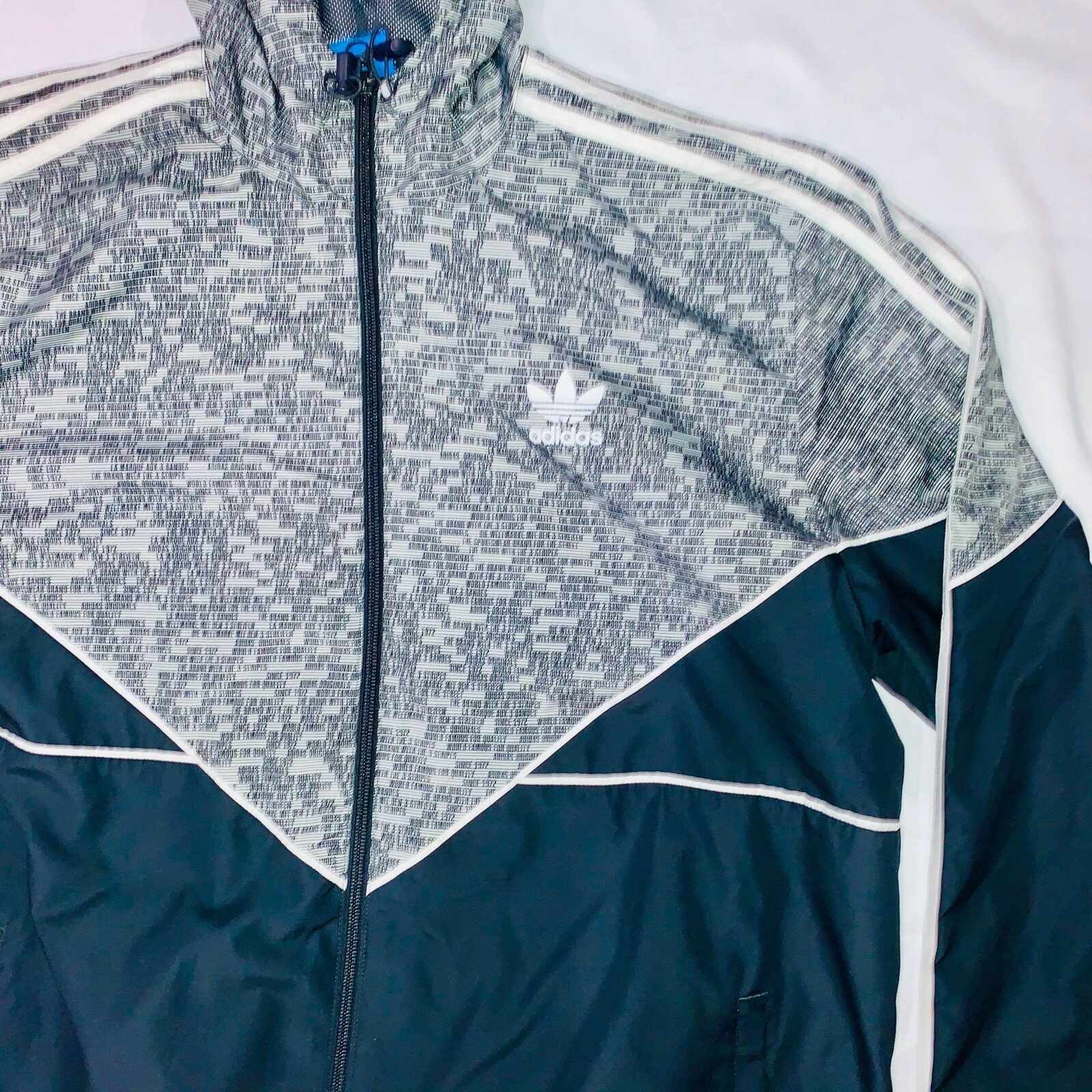 Adidas Originals Vintage Super Rare Chile Windbreaker Glanz Large image 8