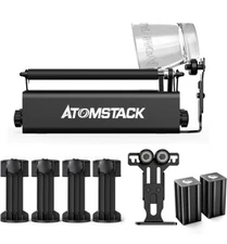 Atomstack R3 Rotary Roller Engraver Attachment For Laser Engraving Machine