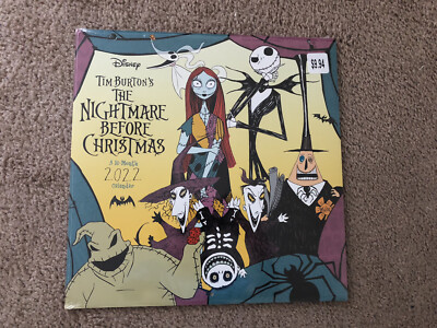 Tim Burton's The Nightmare Before Christmas 2022 Wall Calendar by :Date Works