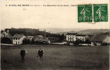 CPA AK St-PAL-de-MONS - Le Quartier de la Gare (691061)