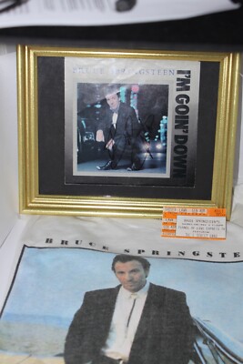 Bruce Springsteen Signed 45 Jacket & ''88'' Tunnel Of Love Tour T-Shirt XL + Stub