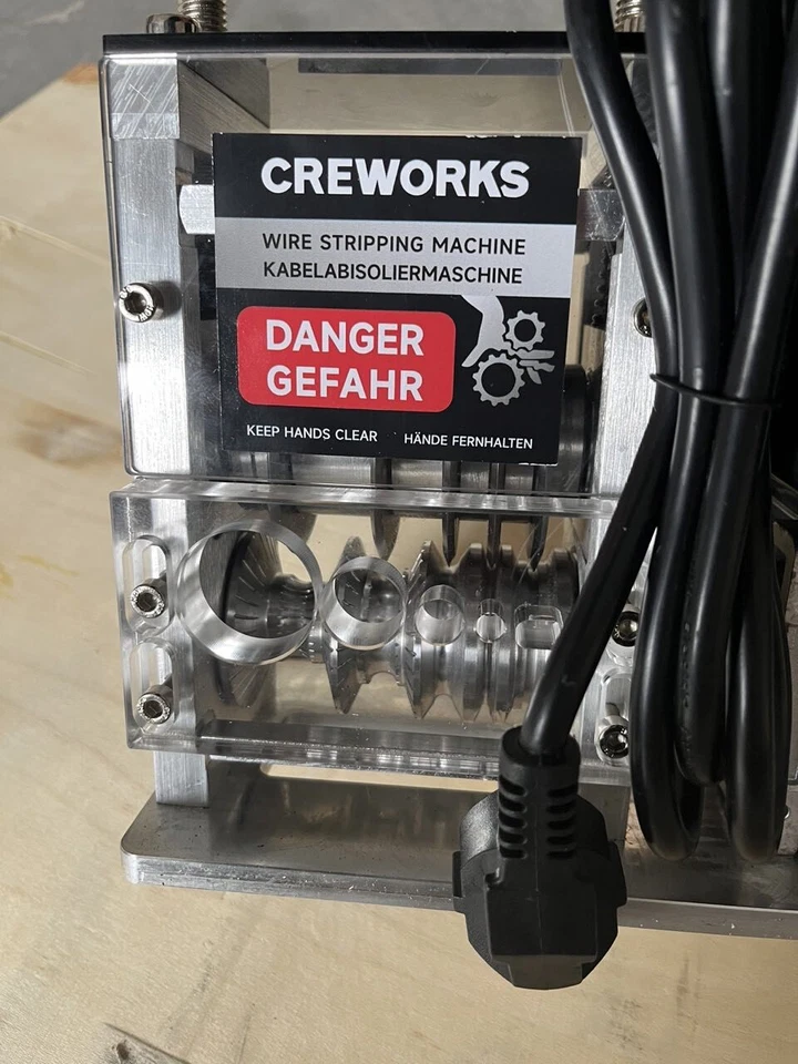 180W Kabelschälmaschine für 1,5-30mm Kabel Abisoliermaschine 5 Zuführöffnung - Bild 2 von 4