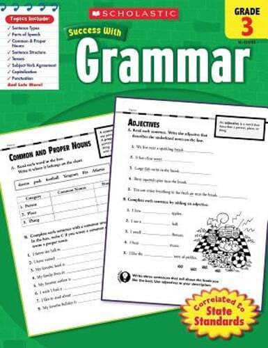 Scholastic Success with Grammar: Grade 3 Workbook by Scholastic: Used