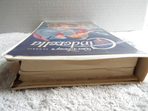 Cinderella VHS Black Diamond MCMXLIX 1949 Clamshell Walt Disney's Classic  - Picture 8 of 9