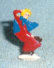 Vintage Heinrichsen German Flat Lead "Woman Touching Head" Near Mint F/S Lot D