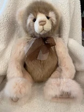 LORRAINE CHARLIE BEARS 2021 LIMITED EDITION PLUMO BEAR  * 23.5" NEW WITH TAGS