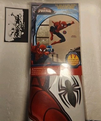 Marvel Comics 53'' X 34'' Spiderman Peel & Stick Wall Decals (17) Pre-Cut