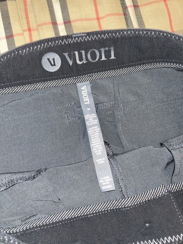 Pantalone Vuori Aim Active Performance Uomo Taglia 30 Grigio Antracite Slim Golf Chino V431 - Foto 6 di 12