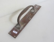 Victorian Brass Door Handle Shop Pull Old Antique Vintage Bronze Copper 12"