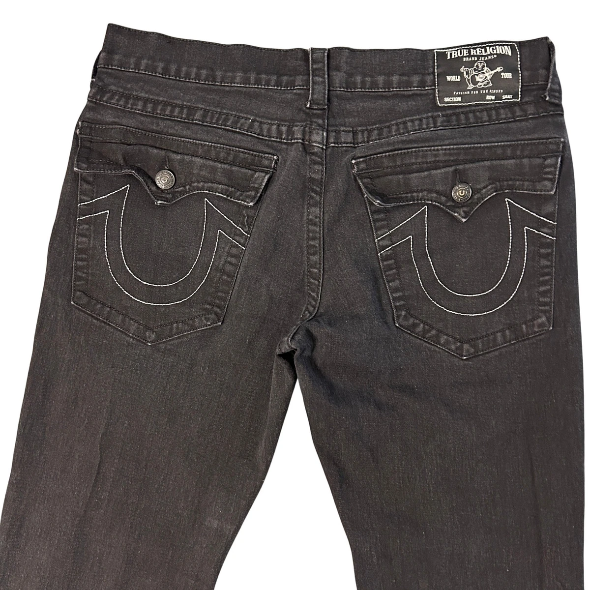 True Religion Jeans Men's Black 33 in Inseam for sale | eBay