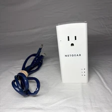 Netgear Powerline 1200 + Extra Outlet PLP1200S W/ Ethernet Cable Tested Works